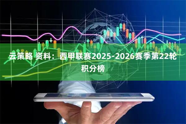 云策略 资料：西甲联赛2025-2026赛季第22轮积分榜