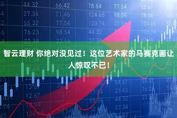 智云理财 你绝对没见过！这位艺术家的马赛克画让人惊叹不已！